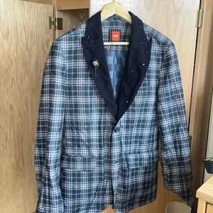 Hugo Boss Checkered Blazer